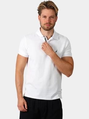 tricou cu guler pt. barbati Nautica Cast Polo Shirt alb 1