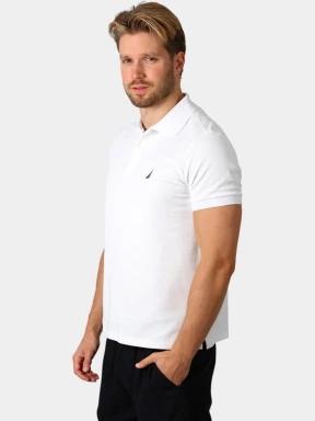 tricou cu guler pt. barbati Nautica Cast Polo Shirt alb 3