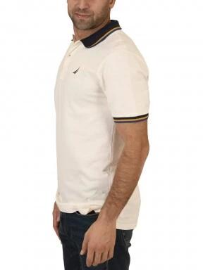 tricou cu guler pt. barbati Nautica Fenix Polo Shirt nisip 3