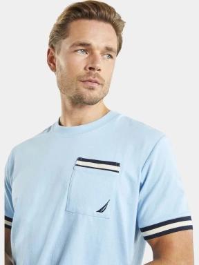 tricou cu maneci scurte pt. barbati Nautica Powell T-Shirt albastru deschis 1