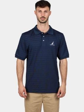 tricou cu guler pt. barbati Nautica Leonard II Polo Shirt albastru inchis 1