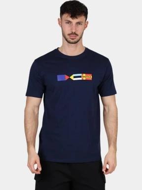 tricou cu maneci scurte pt. barbati Nautica Federico T-Shirt albastru inchis 1