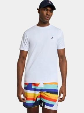 tricou cu maneci scurte pt. barbati Nautica Claudio T-Shirt alb 1