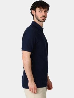 tricou cu guler pt. barbati Nautica Amalfi Slim Fit Polo Shirt albastru inchis 3