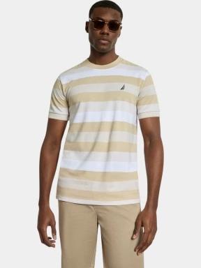 tricou cu maneci scurte pt. barbati Nautica Salvatore T-Shirt nisip 1