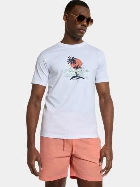 tricou cu maneci scurte pt. barbati Nautica Raphael T-Shirt alb 1