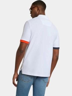 tricou cu guler pt. barbati Nautica Pascal B&T Polo Shirt alb 3