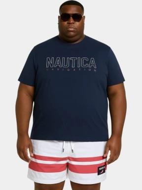 tricou cu maneci scurte pt. barbati Nautica Cook B&T T-Shirt albastru inchis 1