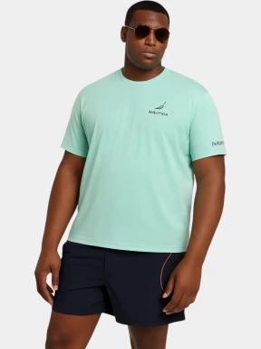 tricou cu maneci scurte pt. barbati Nautica Sergei B&T T-Shirt albastru 1