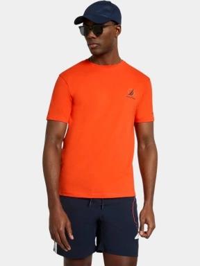 tricou cu maneci scurte pt. barbati Nautica Sergei B&T T-Shirt rosu 1