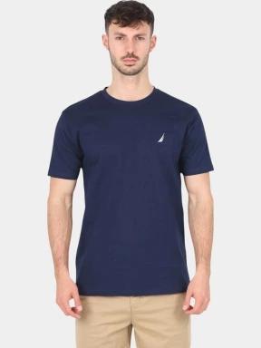 tricou cu maneci scurte pt. barbati Nautica Leece T-Shirt albastru inchis 1