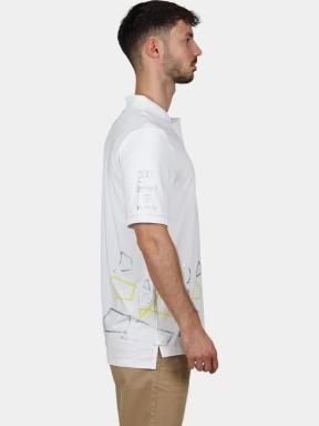tricou cu guler pt. barbati Nautica Leon 3 Polo Shirt alb 3