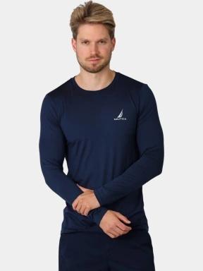 tricou cu maneci lungi pt. barbati Nautica Lionel Long Sleeve T-Shirt albastru inchis 1