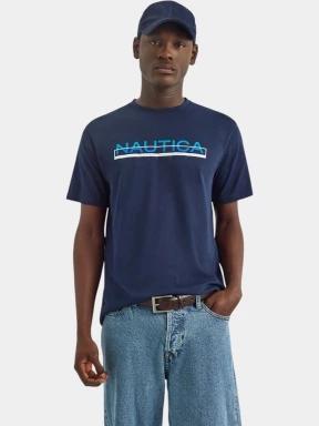 tricou cu maneci scurte pt. barbati Nautica Koa SS T-Shirt albastru inchis 1
