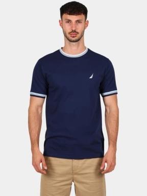 tricou cu maneci scurte pt. barbati Nautica Orinoco T-Shirt albastru inchis 1