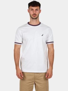 tricou cu maneci scurte pt. barbati Nautica Orinoco T-Shirt alb 1