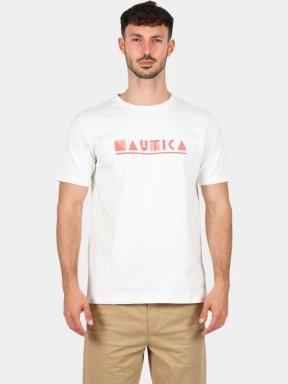 tricou cu maneci scurte pt. barbati Nautica Drift SS T-Shirt alb 1
