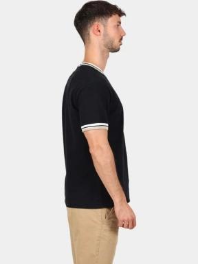 tricou cu maneci scurte pt. barbati Nautica Seaton T-Shirt negru 3