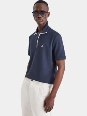 tricou cu guler pt. barbati Nautica Pelagia Polo Shirt albastru inchis 1