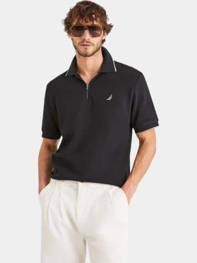 tricou cu guler pt. barbati Nautica Bruma Short Sleeve Polo negru 1