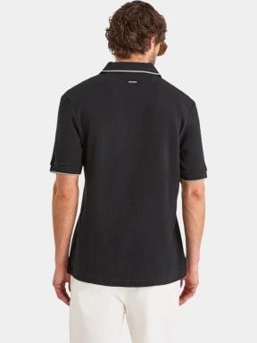 tricou cu guler pt. barbati Nautica Bruma Short Sleeve Polo negru 3