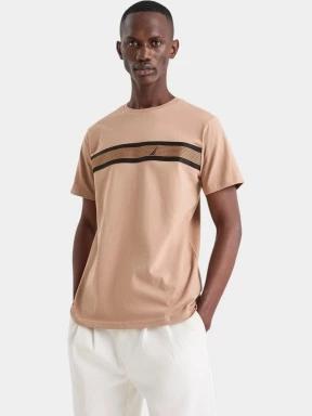tricou cu maneci scurte pt. barbati Nautica Tierra T-Shirt nisip 1