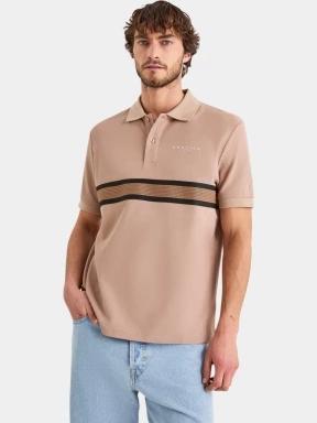 tricou cu guler pt. barbati Nautica Espuma Polo Shirt maro 1