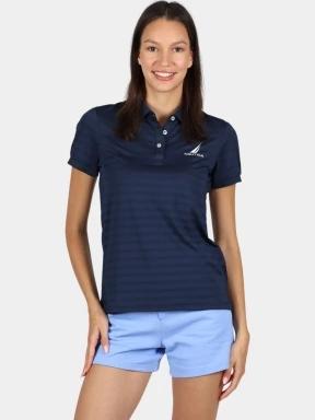 tricou cu guler pt. femei Nautica Felan Polo Shirt albastru inchis 1