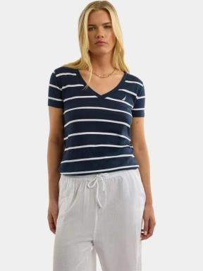 tricou cu maneci scurte pt. femei Nautica Hosta T-Shirt albastru inchis 1