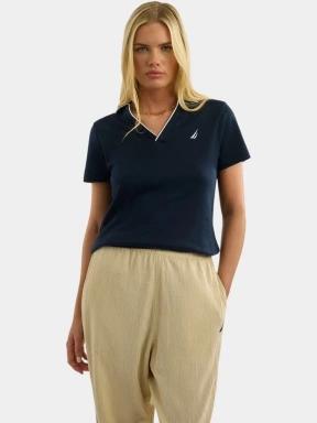 tricou cu maneci scurte pt. femei Nautica Adalynn Polo Shirt albastru inchis 1