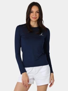 tricou cu maneci lungi pt. femei Nautica Lisa Long Sleeve T-Shirt albastru inchis 1