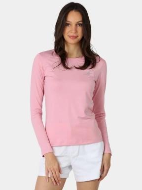 tricou cu maneci lungi pt. femei Nautica Lisa Long Sleeve T-Shirt roz 1