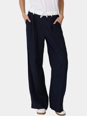 pantaloni cu croiala larga pt. femei Nautica Ontario Pant albastru inchis 1