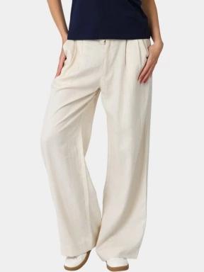 pantaloni cu croiala larga pt. femei Nautica Ontario Pant alb 1