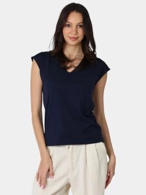 tricou cu maneci scurte pt. femei Nautica Fia T-Shirt albastru inchis 1