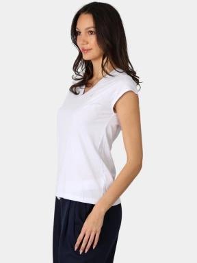 tricou cu maneci scurte pt. femei Nautica Fia T-Shirt alb 3