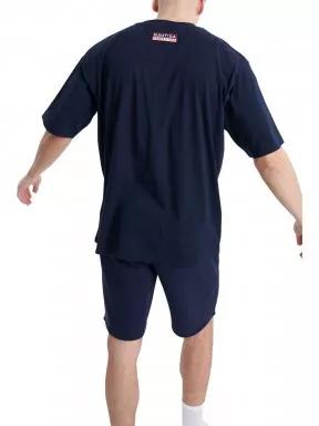 tricou cu maneci scurte pt. barbati Nautica Porter Oversized T-Shirt albastru inchis 3