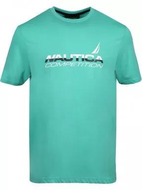 tricou cu maneci scurte pt. barbati Nautica Yawl T-Shirt verde 1