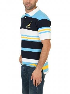 tricou cu guler pt. barbati Nautica Sampson Polo Shirt albastru inchis 3