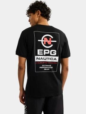 tricou cu maneci scurte pt. barbati Nautica Dundalk T-Shirt negru 3