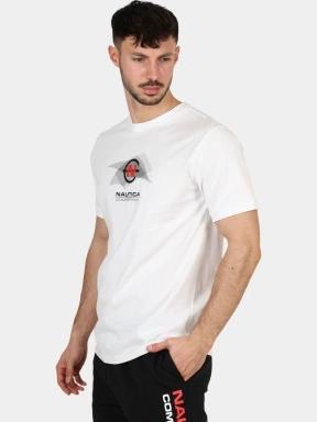 tricou cu maneci scurte pt. barbati Nautica Tralee T-Shirt alb 3