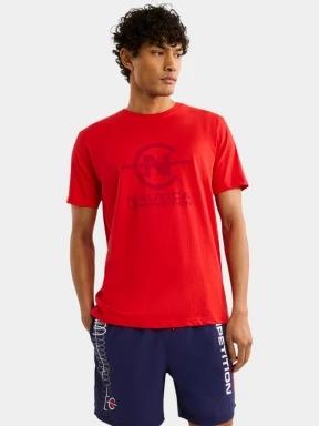tricou cu maneci scurte pt. barbati Nautica Newry T-Shirt rosu 1