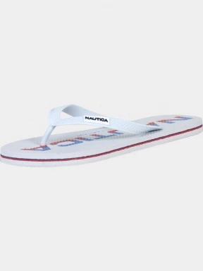 papuci flip flop pt. barbati Nautica Fortaleza alb 1