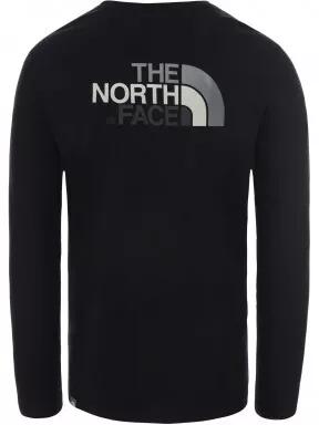 tricou cu maneci lungi pt. barbati The North Face M L/S Easy Tee negru 3