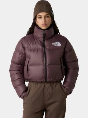 jacheta de puf pt. femei The North Face W Nuptse Short Jacket violet 1