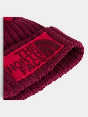 caciula cu mot The North Face Heritage Ski Tuke bordo 3