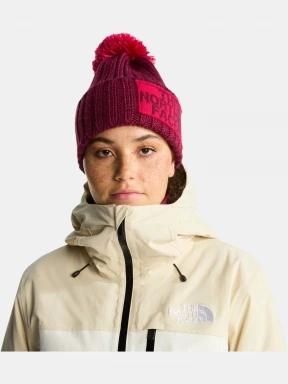 caciula cu mot The North Face Heritage Ski Tuke bordo 1