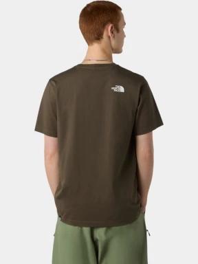 tricou cu maneci scurte pt. barbati The North Face M Ss Simple Dome Tee oliv 3
