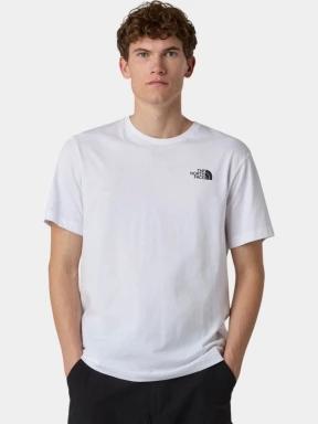 tricou cu maneci scurte pt. barbati The North Face M Ss Box Nse Tee alb 1