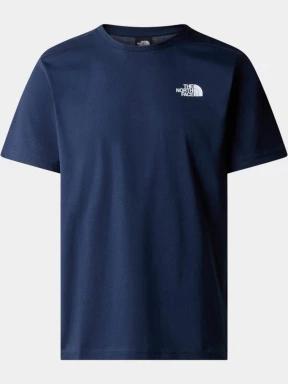 tricou cu maneci scurte pt. barbati The North Face M Ss Box Nse Tee albastru inchis 1